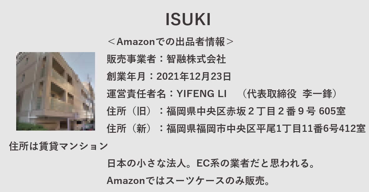ISUKIはどこの国・会社？