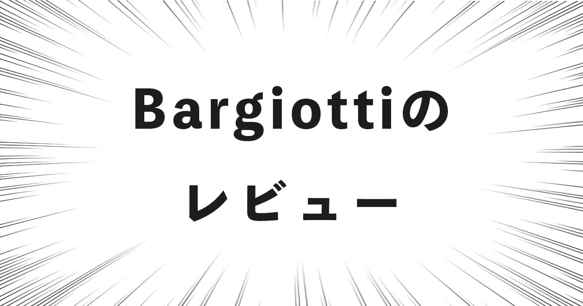 【レビュー】評判のBargiotti スーツケースを使用した感想