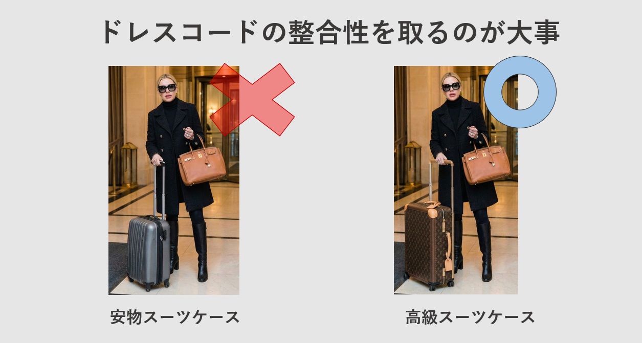 ドレスコードの整合性を取るのが大事