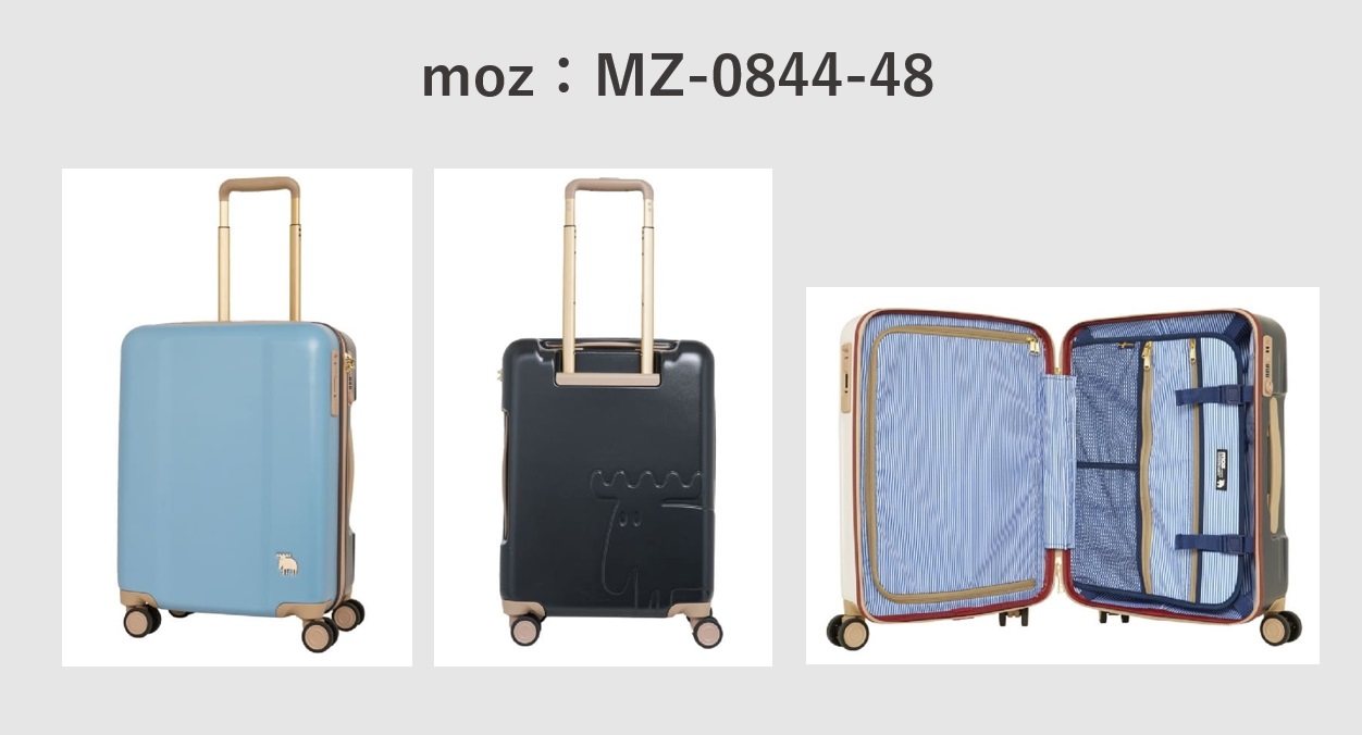 二泊三日におすすめのスーツケース ロジェールジャパン moz：MZ-0844-48