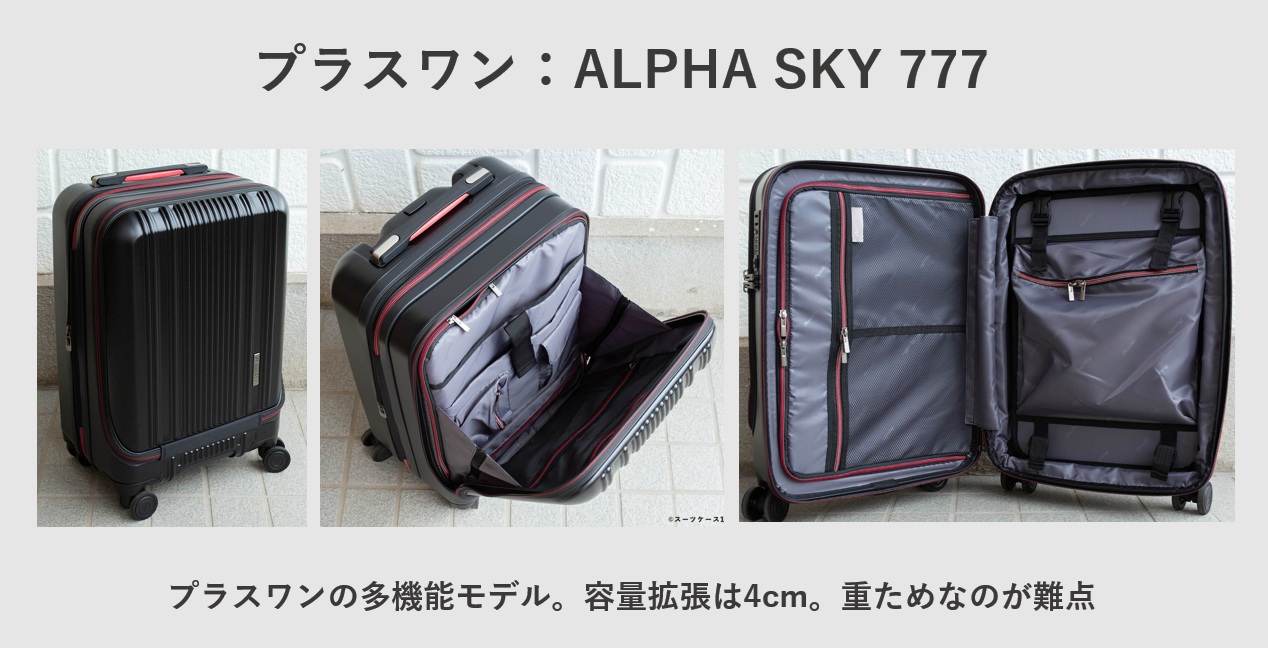 スーツケース プラスワン ALPHA SKY 777