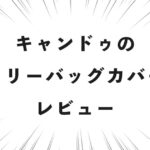 キャンドゥのキャリーバッグカバーをレビュー