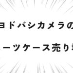 ヨドバシカメラのスーツケース売り場