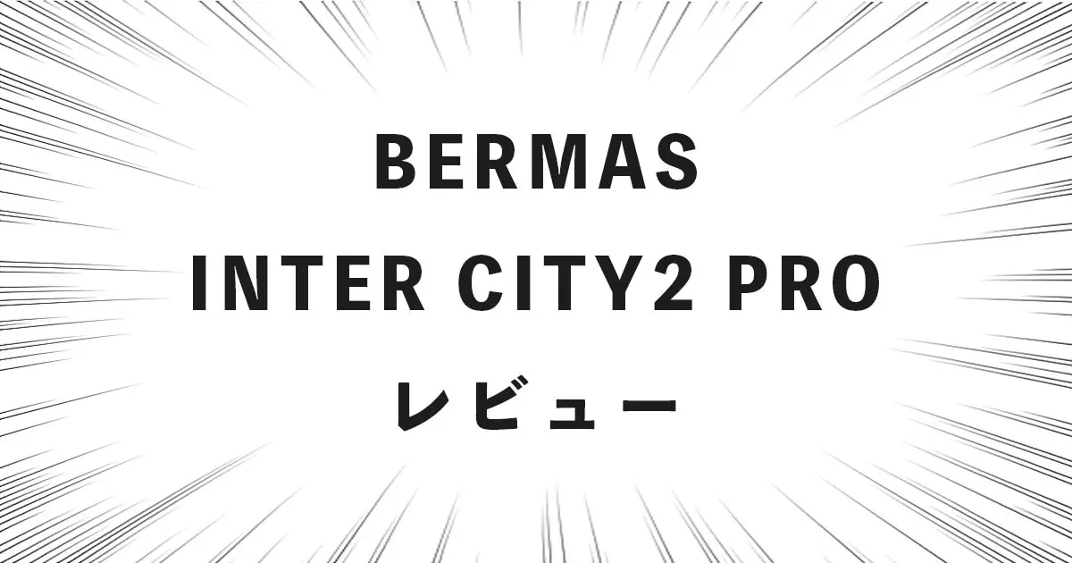 BERMAS INTER CITY2 PRO レビュー