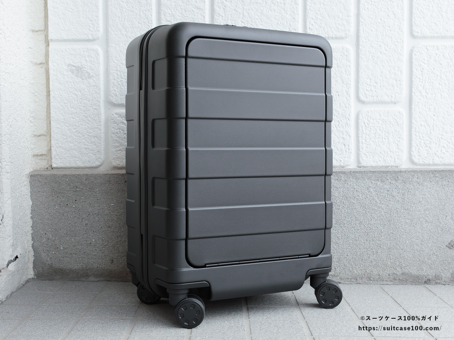 無印良品 フロントオープンキャリーケース 外観レビュー 全体図