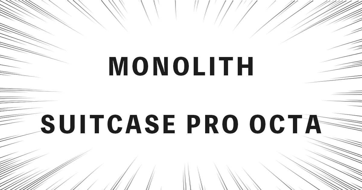 MONOLITH SUITCASE PRO OCTA