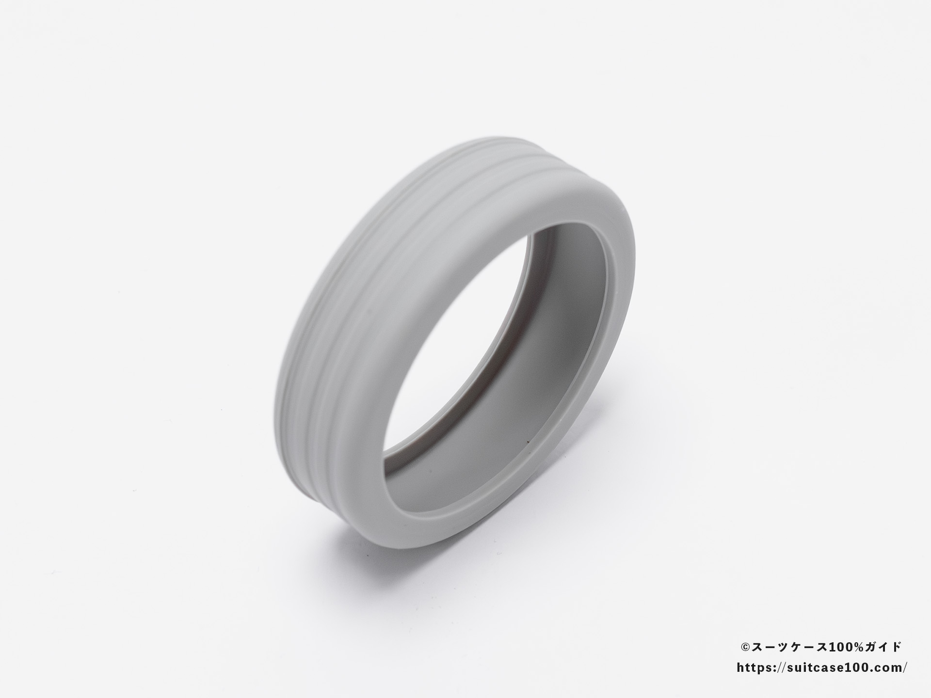 ダイソー シリコーンキャスターカバー 外観レビュー 立てた全体図