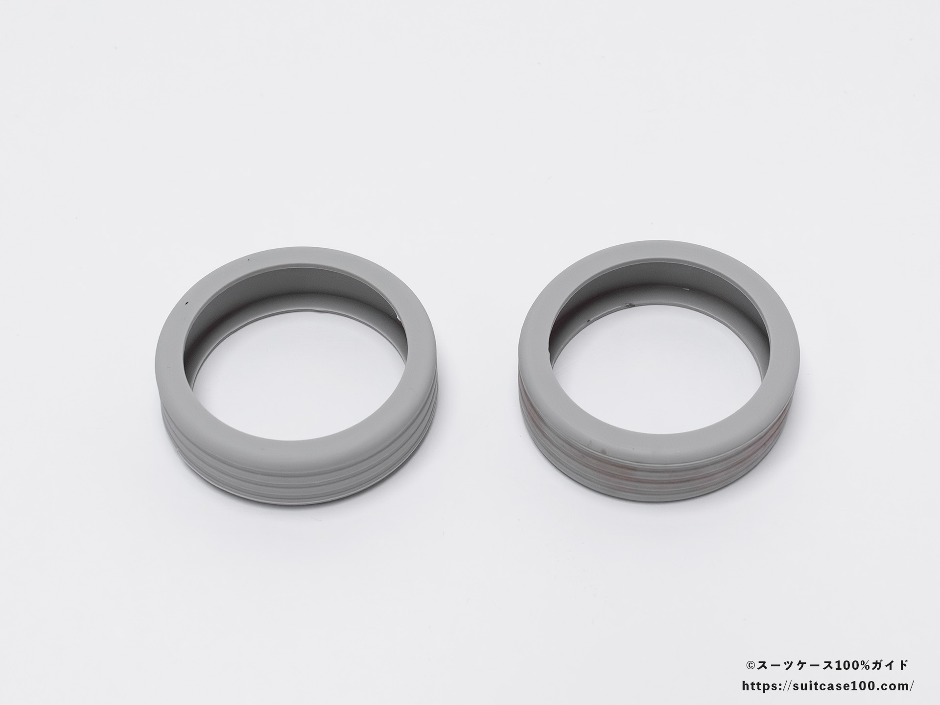 ダイソー シリコーンキャスターカバー 外観レビュー セリアとの比較