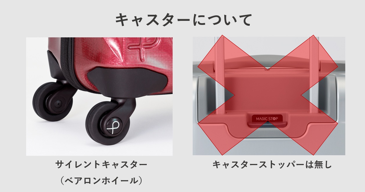 プロテカ Tri-Air(トライエアー) キャスターについて