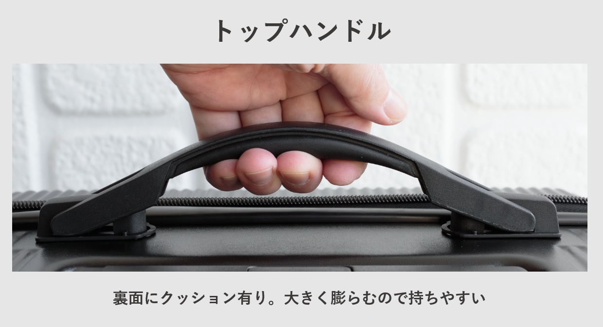 3COINS(スリーコインズ) 機内持ち込みサイズスーツケース トップハンドルレビュー