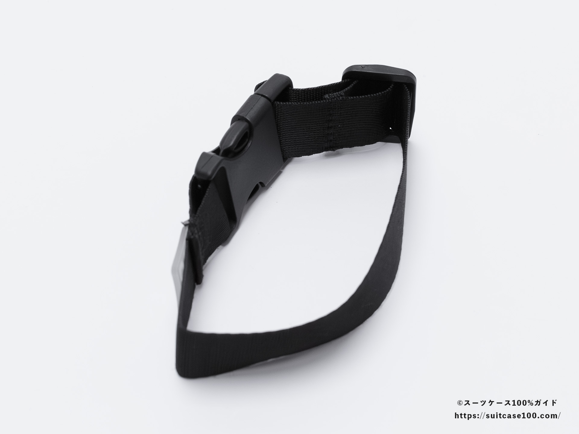 ダイソー スーツケースと手荷物まとめベルト 外観レビュー 全体図