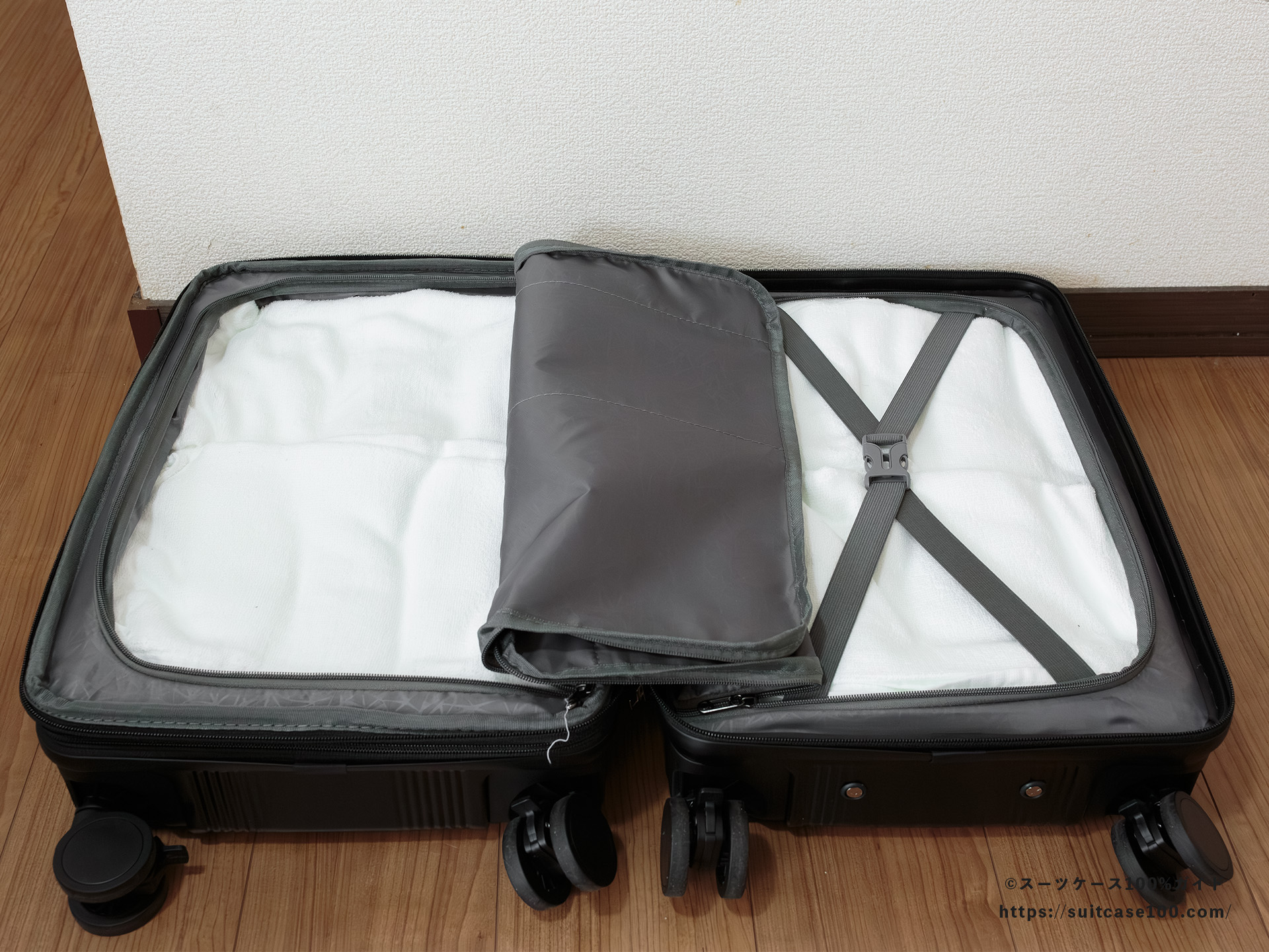 Soolom L888 レビュー 実際に荷物を入れた図