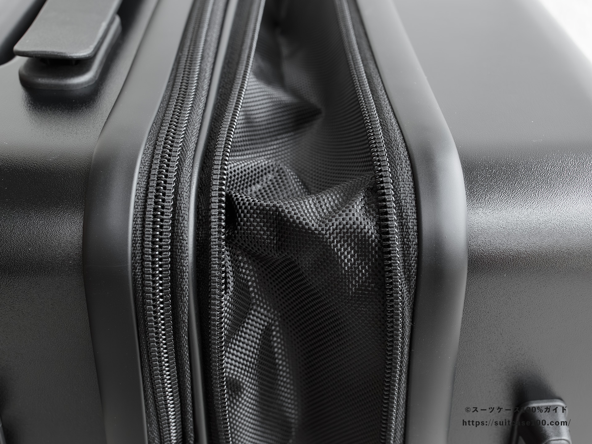 Soolom L888 容量拡張機能レビュー 拡張部の生地拡大