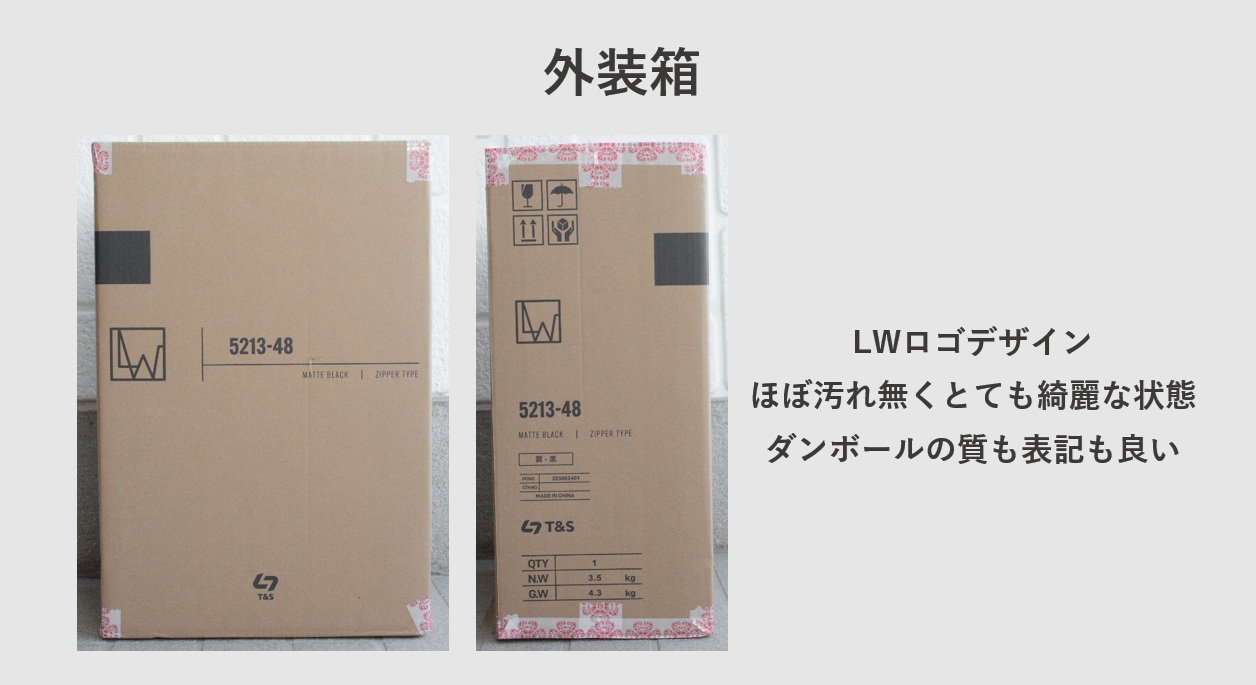 LW 5213-48 外装箱レビュー