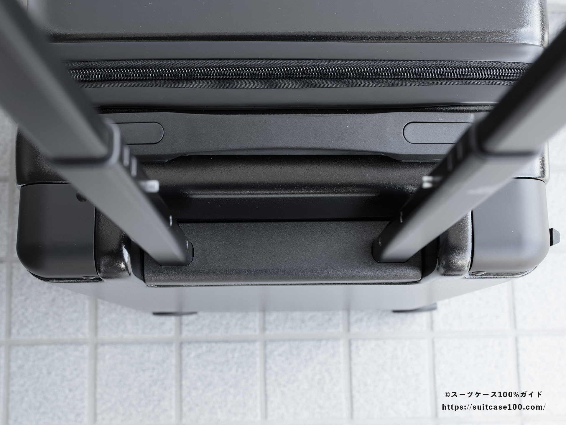 LW 5213-48 キャリーハンドルレビュー 根本を真上から見た図