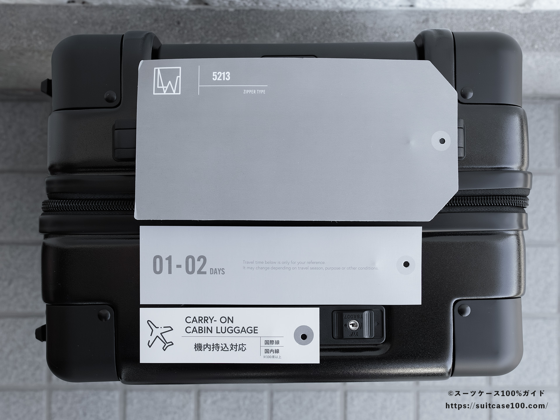 LW 5213-48 レビュー 付属のタグ3枚 表面