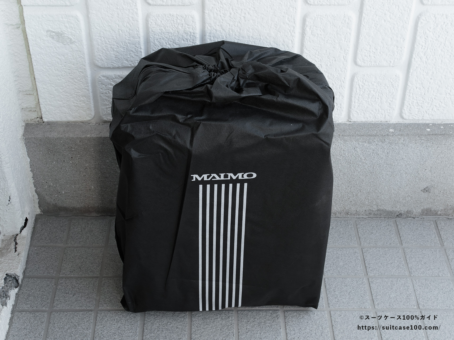 MAIMO SPEED U plus 包装レビュー 専用の不織布カバーを付けた状態