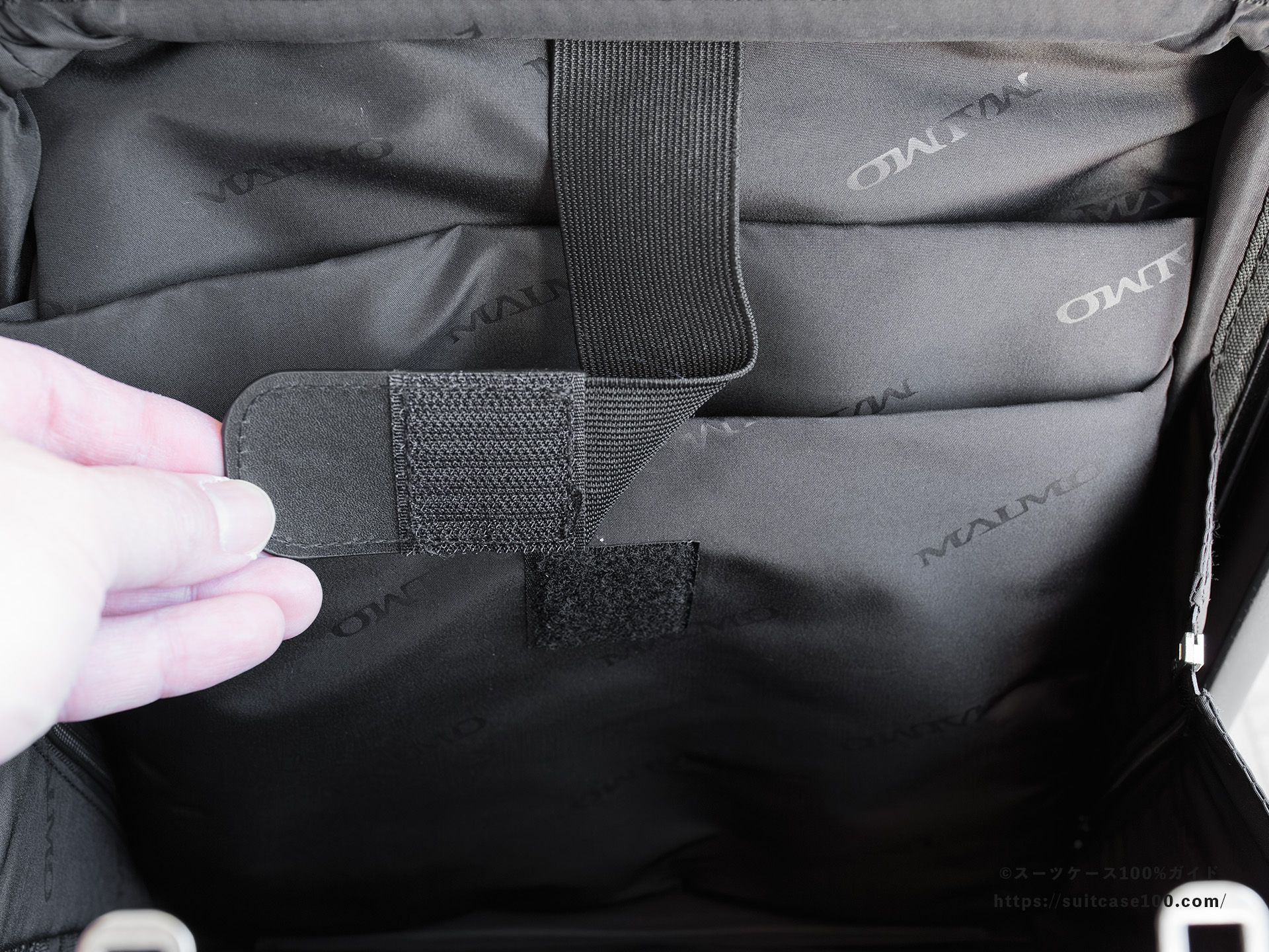 MAIMO SPEED U plus フロントポケットレビュー クッションポケットのバンド