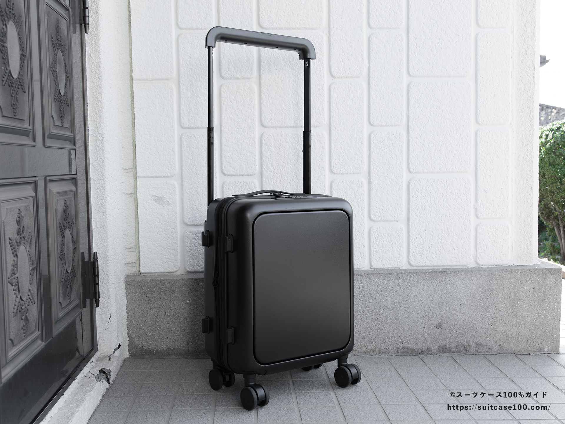 MAIMO SPEED U plus 外観レビュー キャリーハンドルを伸ばした全体図