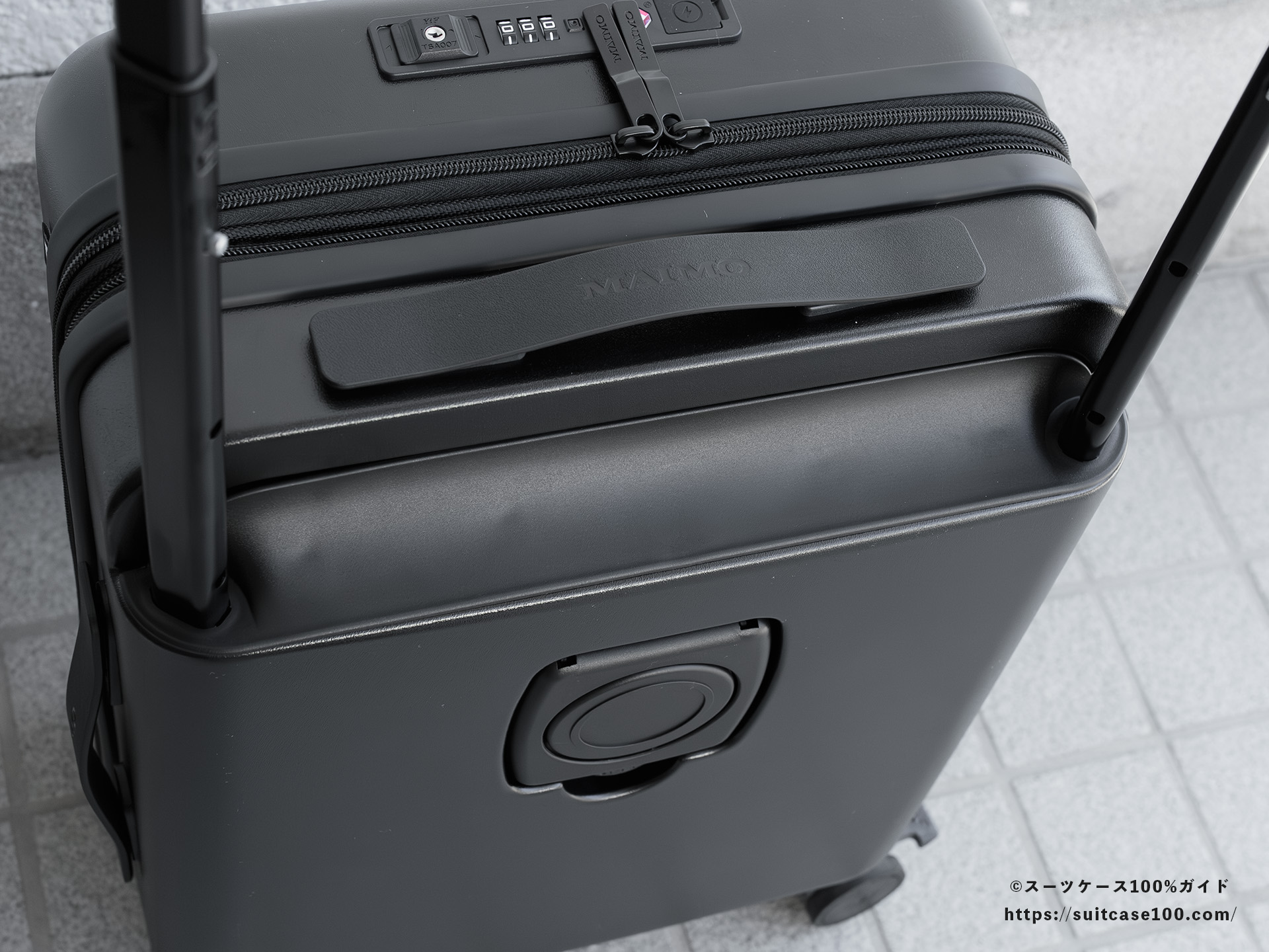 MAIMO SPEED U plus キャリーハンドルレビュー 固定部のねじ止めでの変形