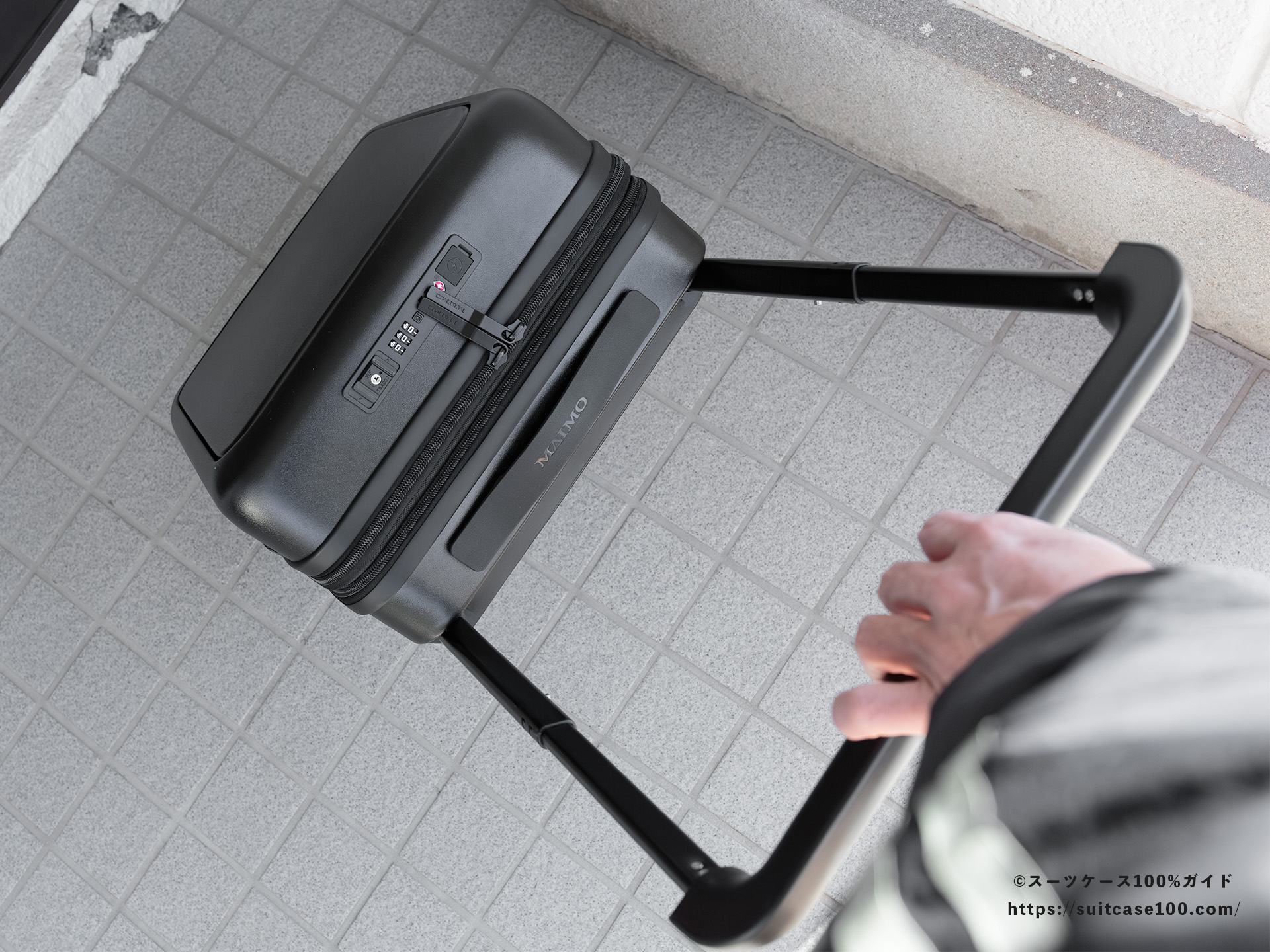 MAIMO SPEED U plus レビュー 実際に転がして使っている図