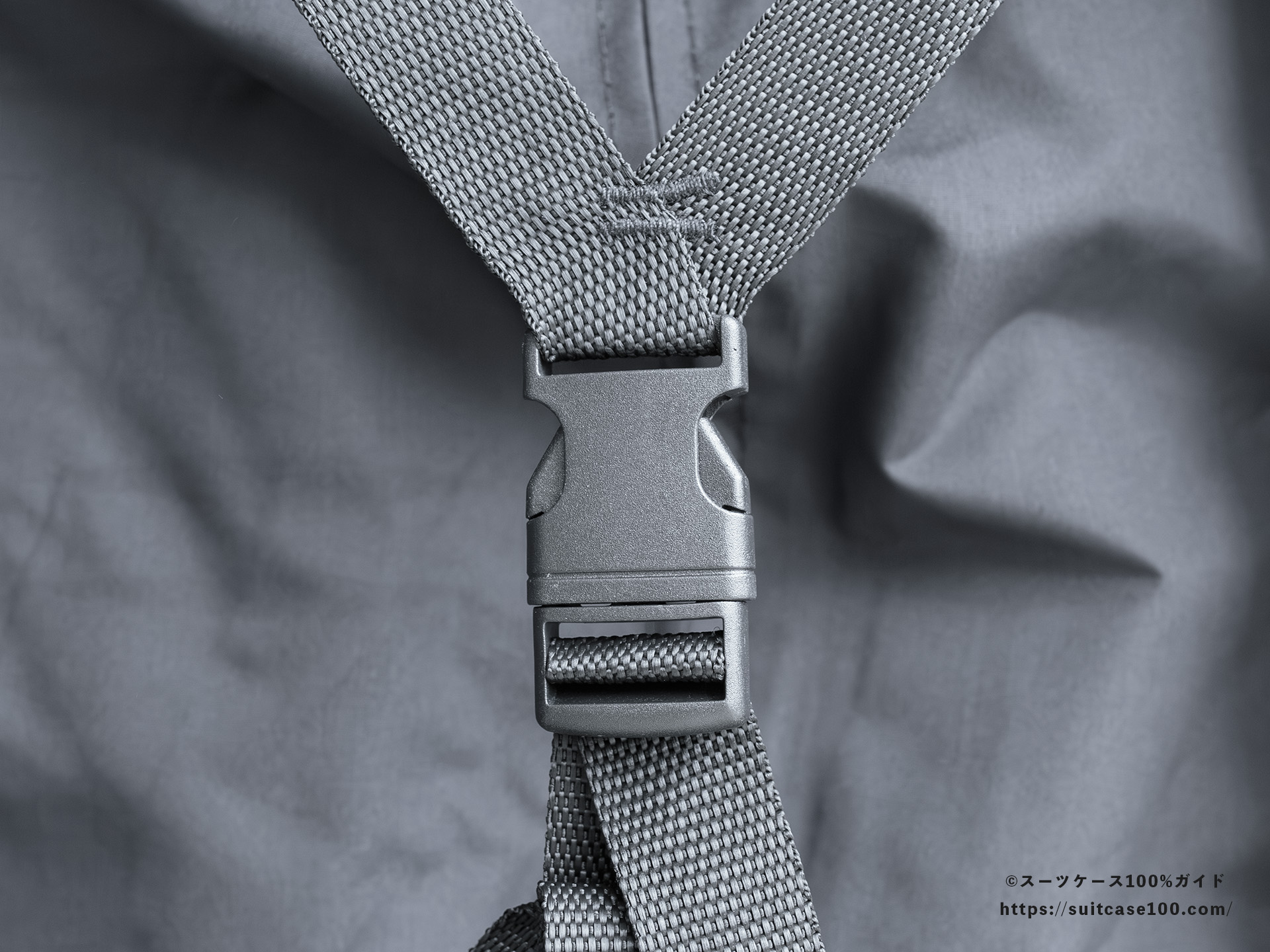 MAIMO COLOR YOU 内装レビュー 右側 Xバンドのバックル拡大