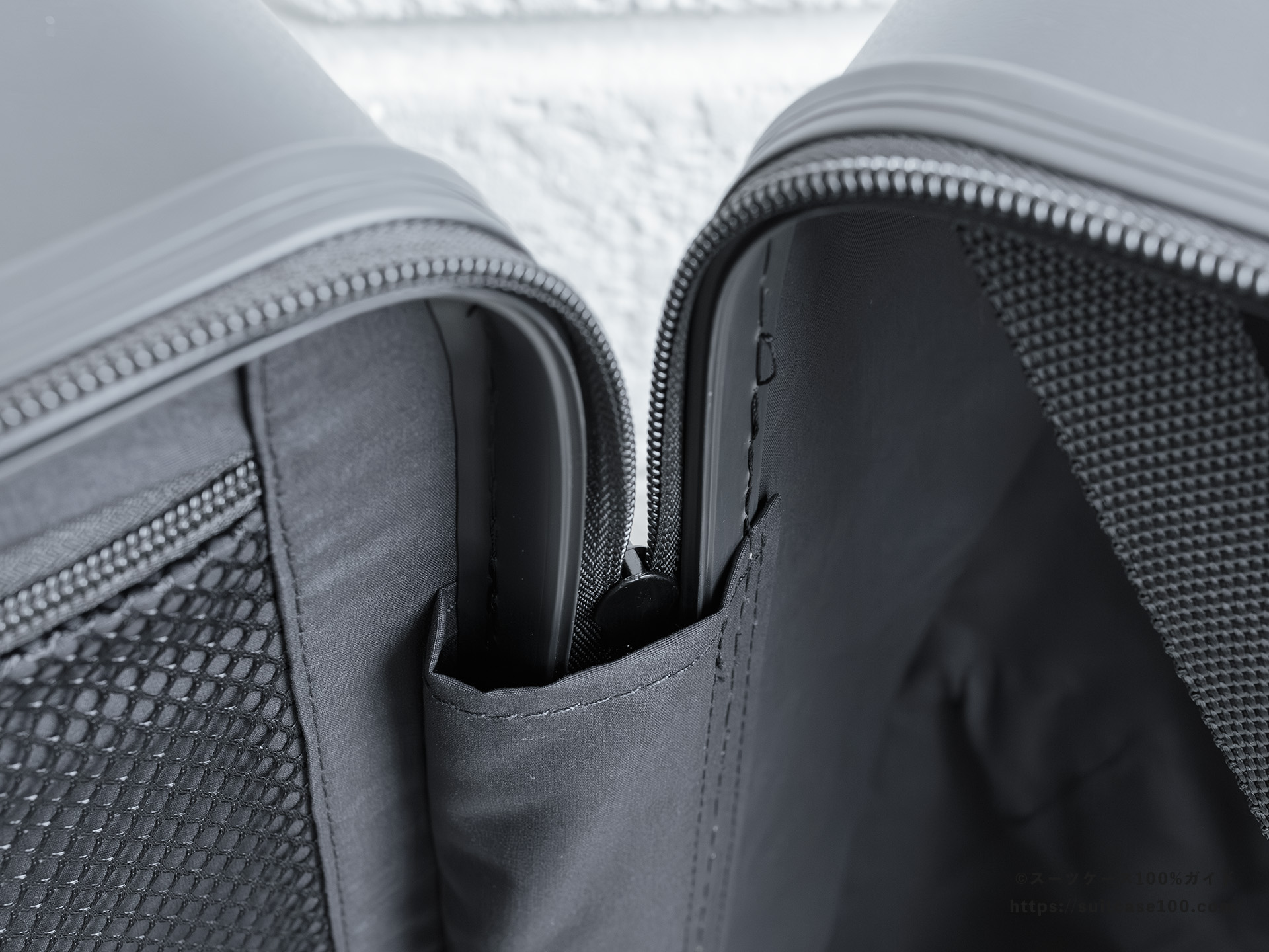 MAIMO COLOR YOU 内装レビュー 合わせ面のカバーは両端を縫って固定