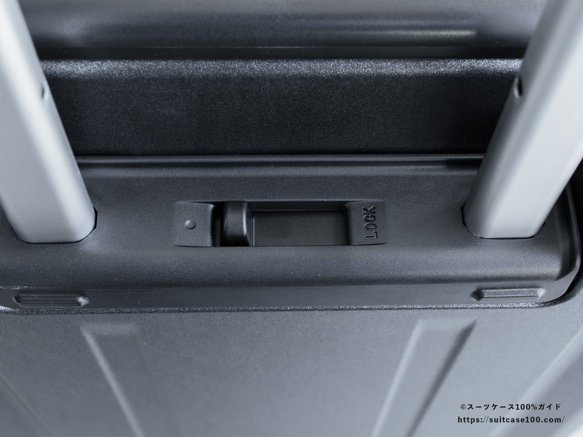 SHOEI スーツケース X-CORE キャスターストッパーレビュー 解除状態