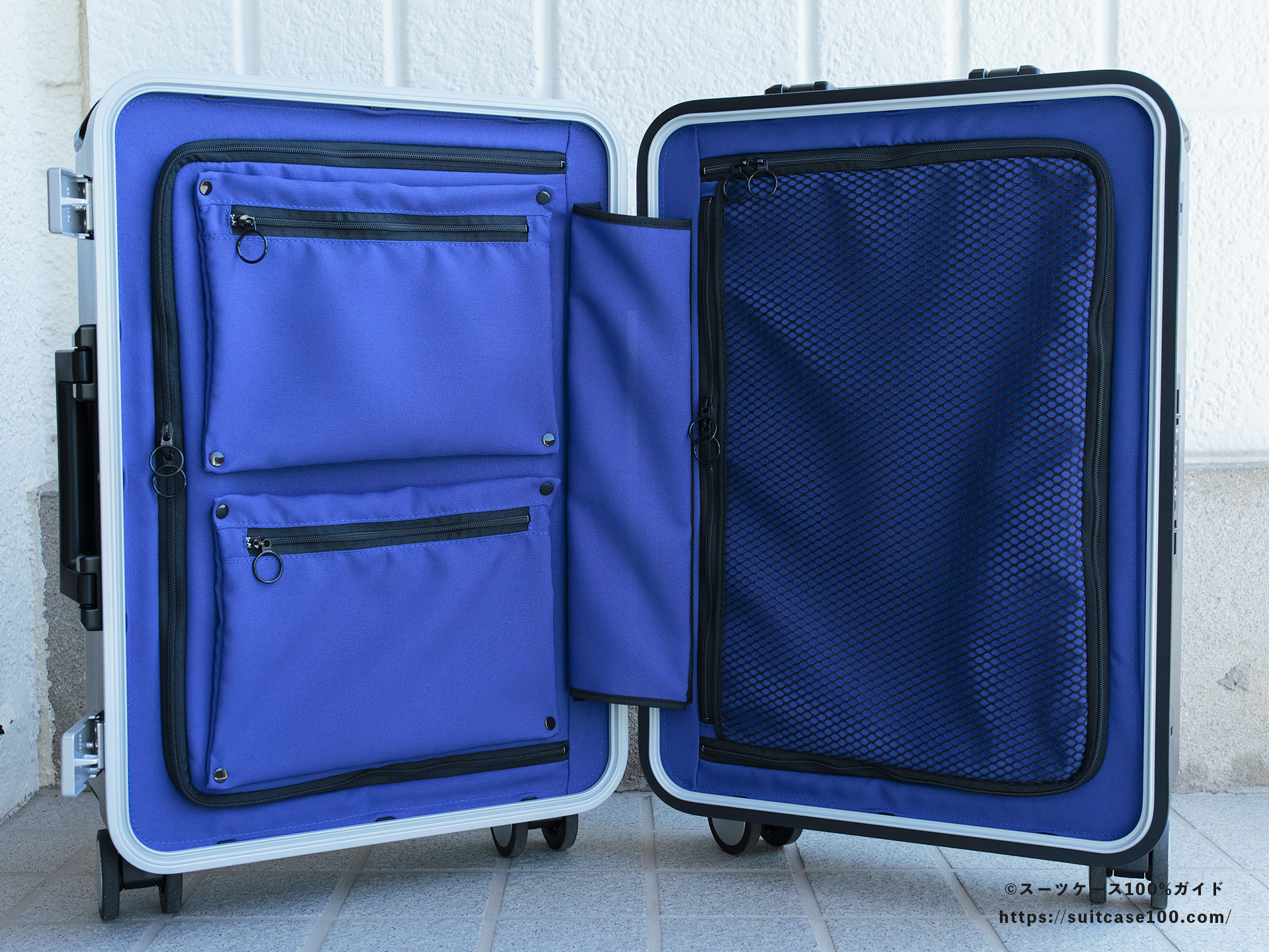 SHOEI スーツケース X-CORE 内装レビュー 全体図