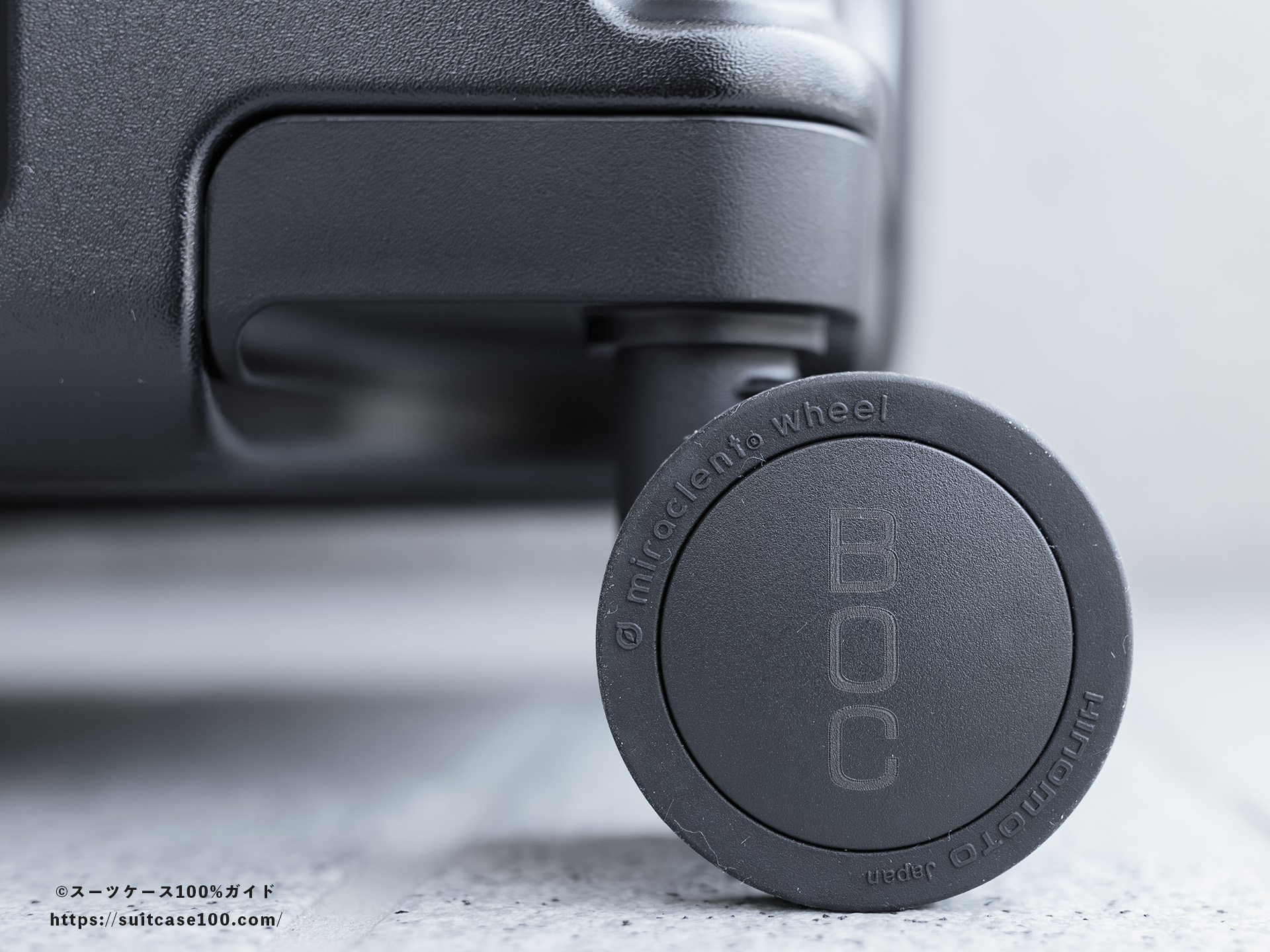 ROOKLYN OUTDOOR COMPANY The Jet Carry キャスターレビュー 側面拡大