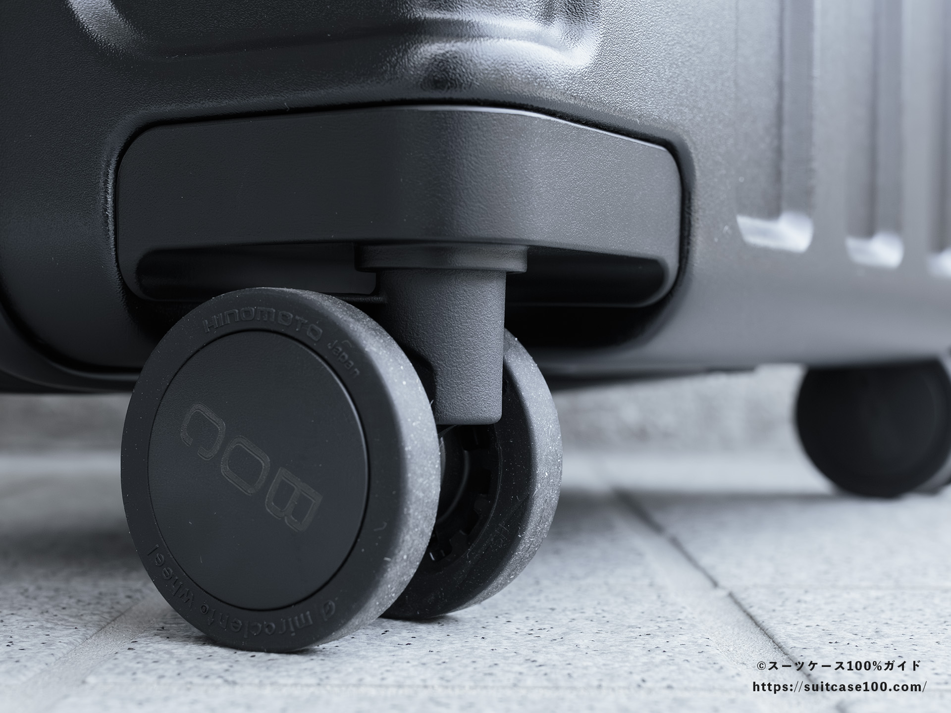 ROOKLYN OUTDOOR COMPANY The Jet Carry キャスターレビュー 斜め横から見た図