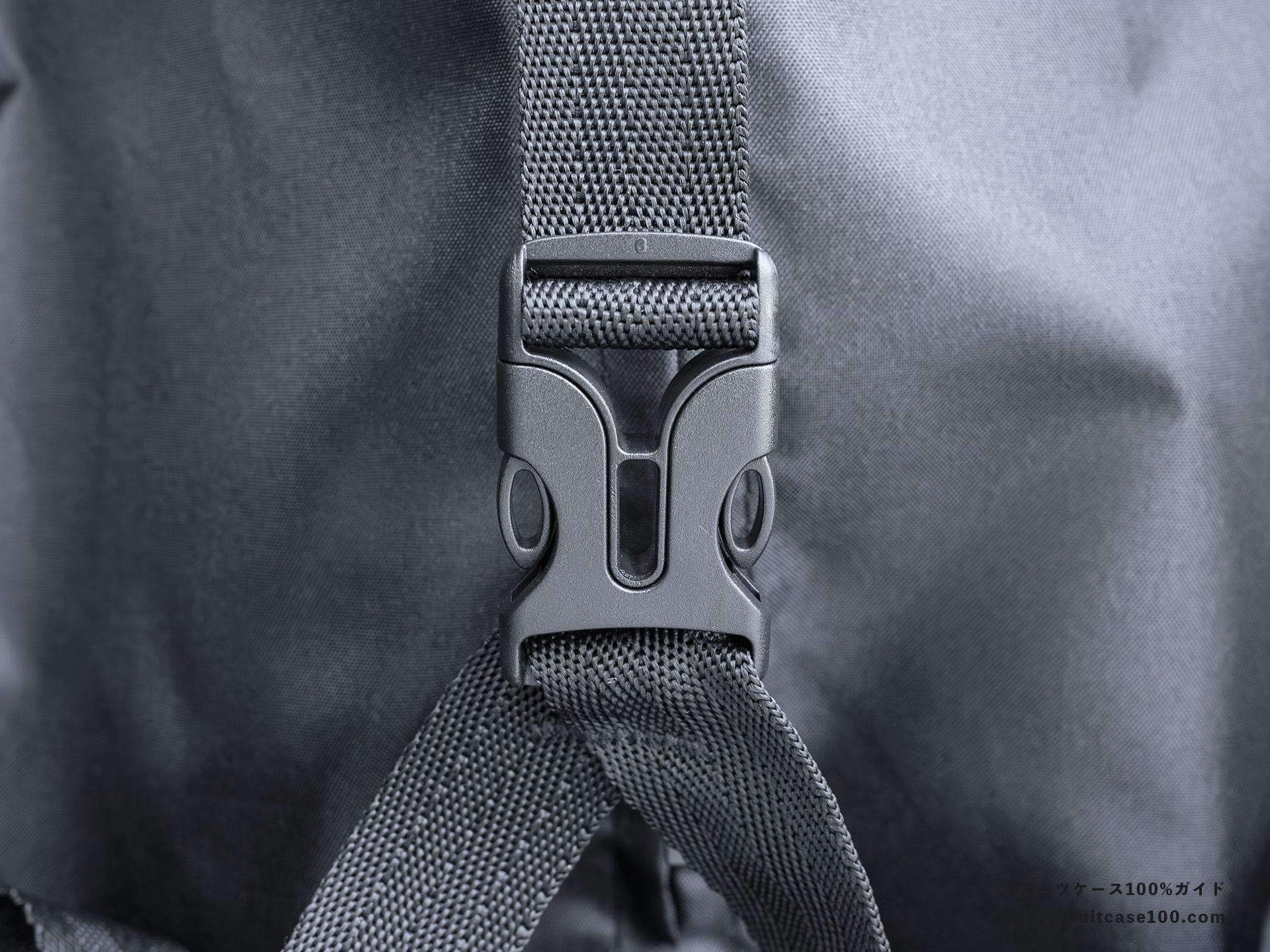 ROOKLYN OUTDOOR COMPANY The Jet Carry 内装レビュー Xバンドのバックル拡大