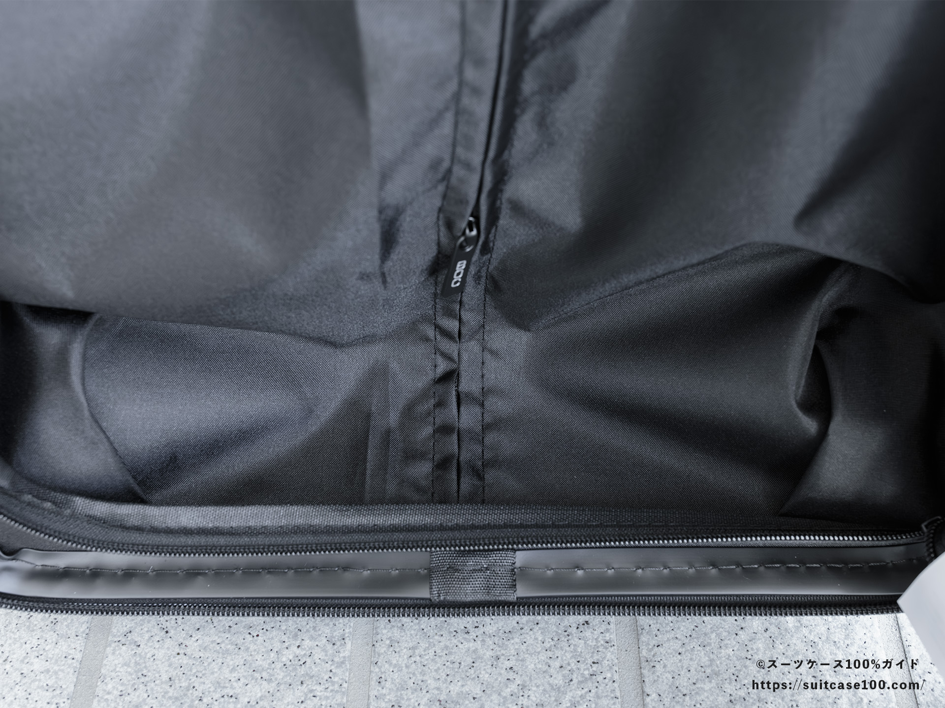 ROOKLYN OUTDOOR COMPANY The Jet Carry 内装レビュー 左側下部拡大