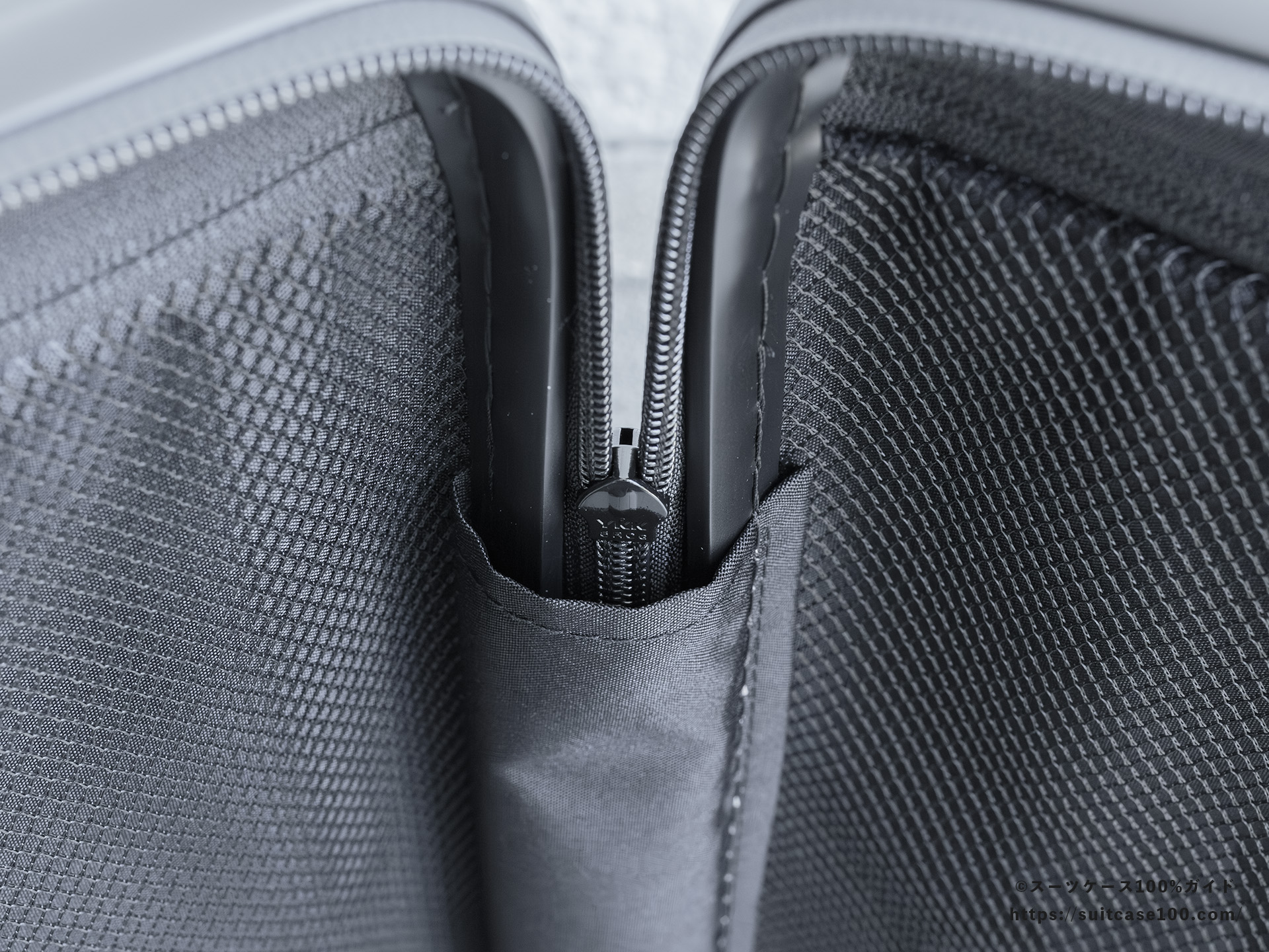 ROOKLYN OUTDOOR COMPANY The Jet Carry 内装レビュー 合わせ面のカバーは縫って固定