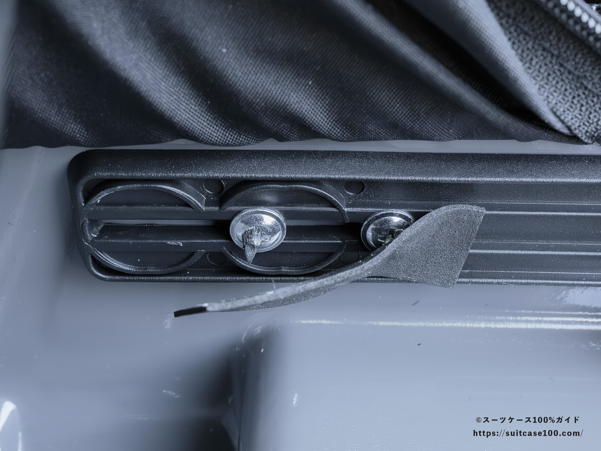 ROOKLYN OUTDOOR COMPANY The Jet Carry 内部レビュー トップハンドル固定部拡大