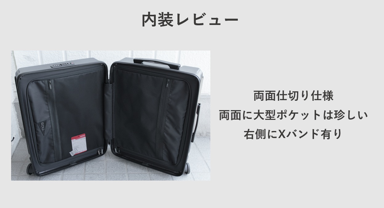 ROOKLYN OUTDOOR COMPANY The Jet Carry 内装レビュー