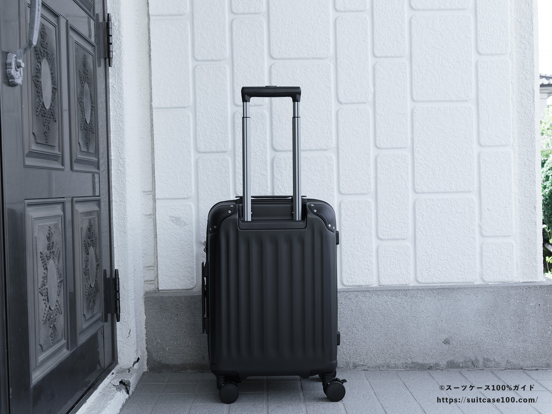 エレコム スーツケース BM-XSC01 キャリーハンドルレビュー 最小の状態