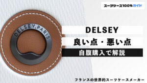 DELSEY 良い点・悪い点 自腹購入で解説