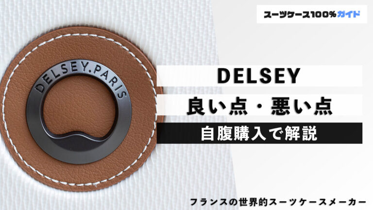 DELSEY 良い点・悪い点 自腹購入で解説
