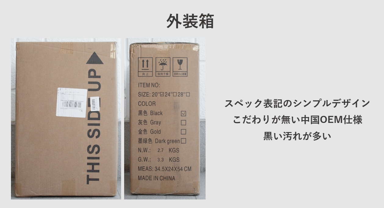 ATORREK 外装箱レビュー
