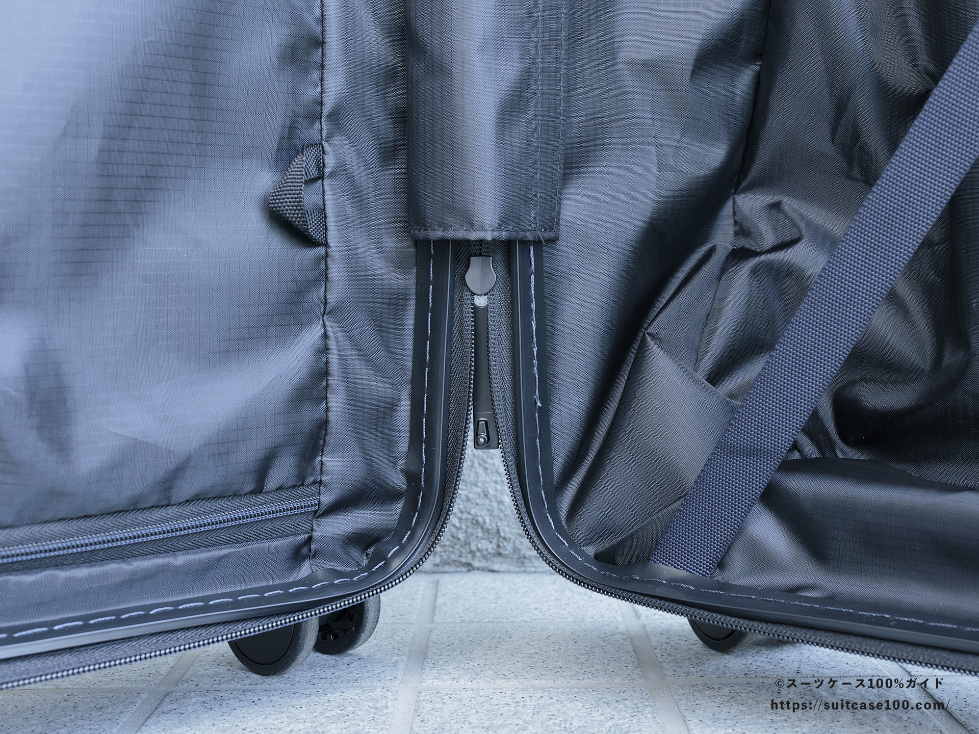 CARGO AiR LAYER CAT648LY 内装レビュー 合わせ面のカバー下部