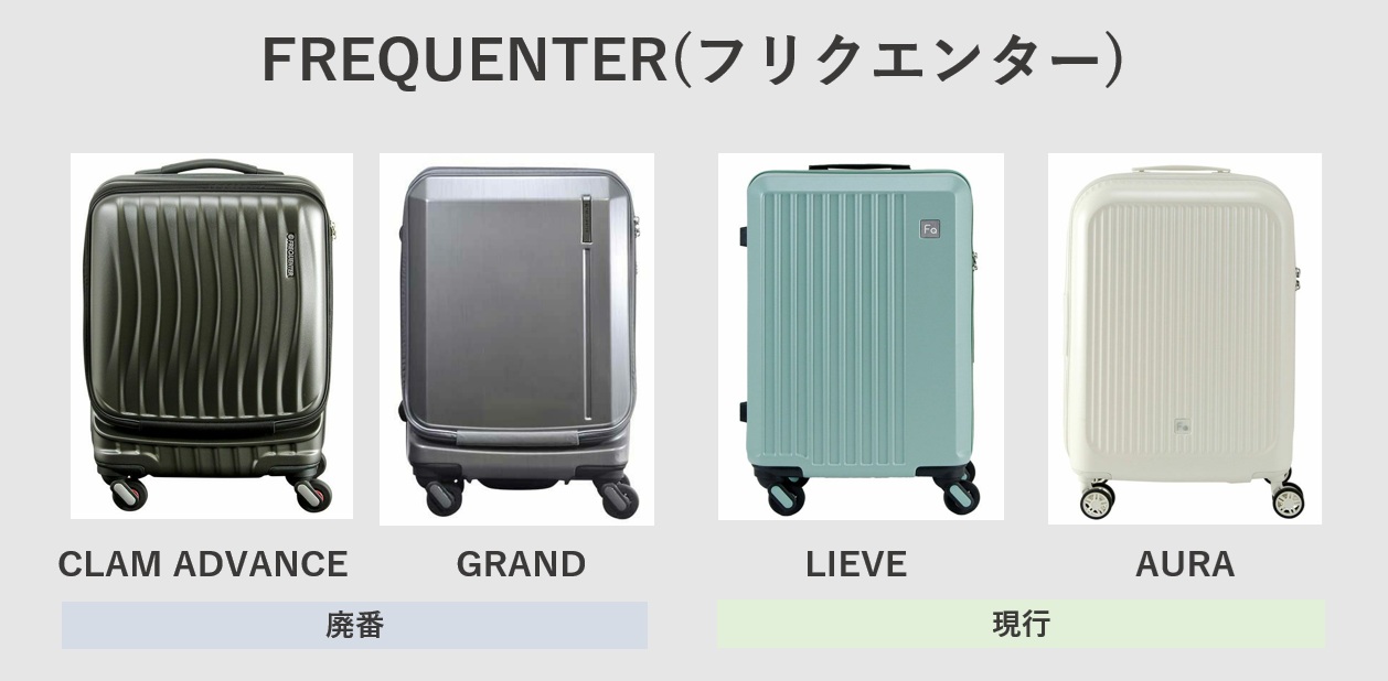 フリクエンターの種類一覧