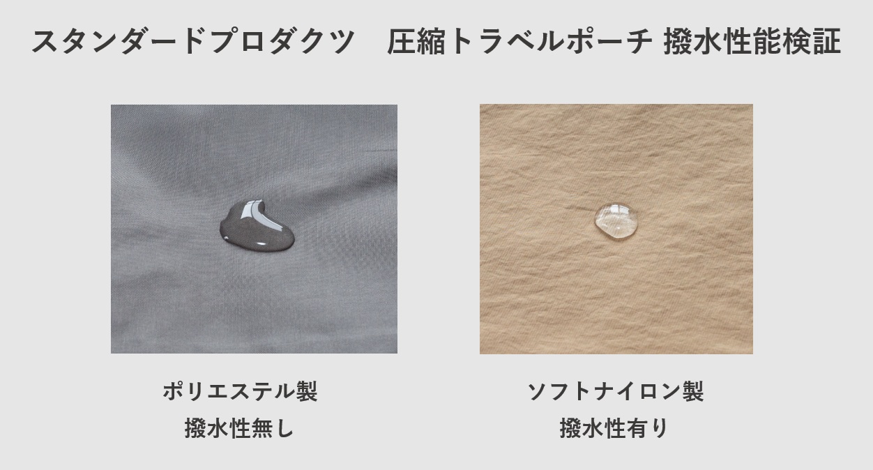 スタンダードプロダクツ 圧縮バッグ 撥水性能レビュー